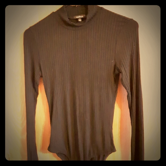 Ambiance Other - Ambiance black mock neck body suit